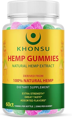 Gomitas Khonsu CBS, gomitas Khonsu, fuerza máxima 1500 mg por botella, 25 mg por gomita, gomitas Konsu, gran sabor, gomita de gran tamaño, extra