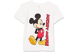 Stylish and Vibrant Kids' Mickey Mouse Short Sleeve T-Shirt