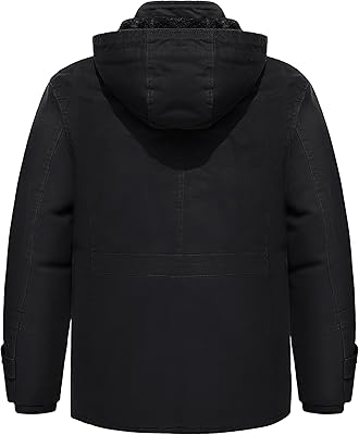 Tacvasen Mens Zip Up Hoodie Fleece Lined Hoodie Sherpa Fluffy | INDIA