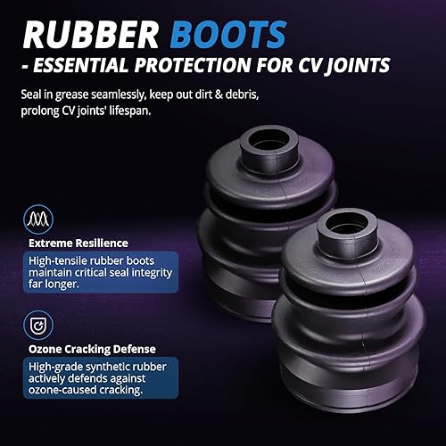 Miniatura 3 de Eje CV delantero izquierdo para 2008-2016 Town & Country 2008-2020 Dodge Grand Caravan 2012-2015 Ram CV 2009-2011 VW Routan Reemplazo del eje