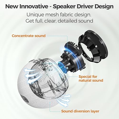 Miniatura 5 de REACHER R8 (R2 2 generación) Máquina de sonido de ruido blanco, terapia dinámica, luz nocturna, 21 sonidos relajantes, temporizador de sueño, brillo