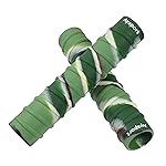 Ayaport Kayak Paddle Grips Camouflage Green Non-Slip Silicone Wraps Blister Prevention Kayaking Accessories for Take-Apart Paddles