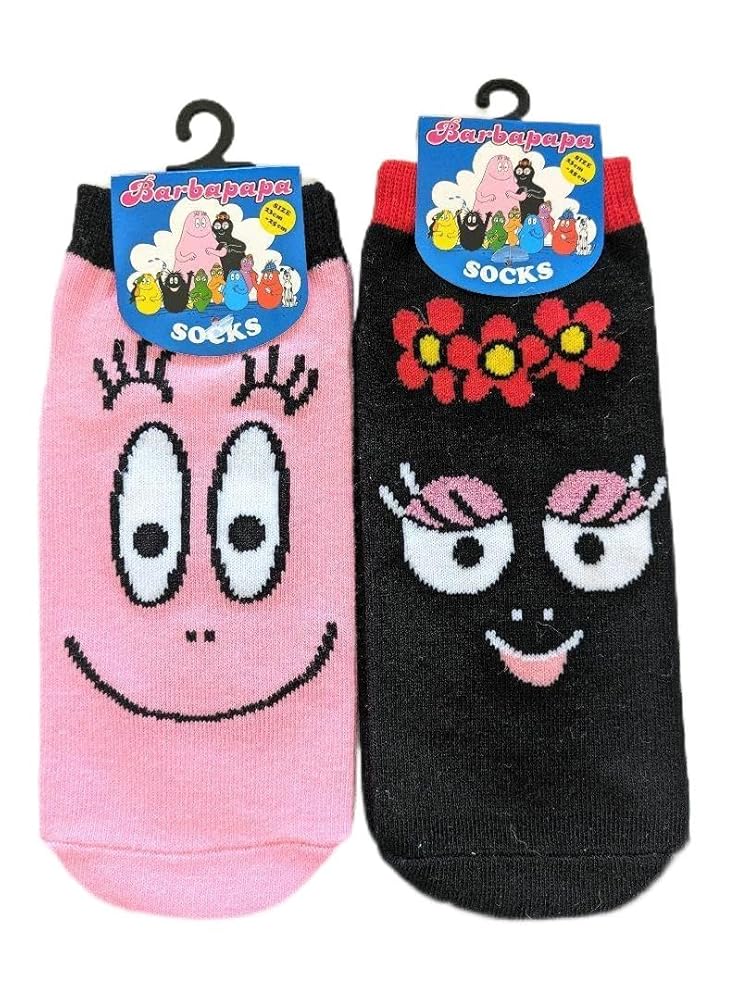 Amazon | バーバパパ靴下2足セット 27 | スポーツソックス 通販