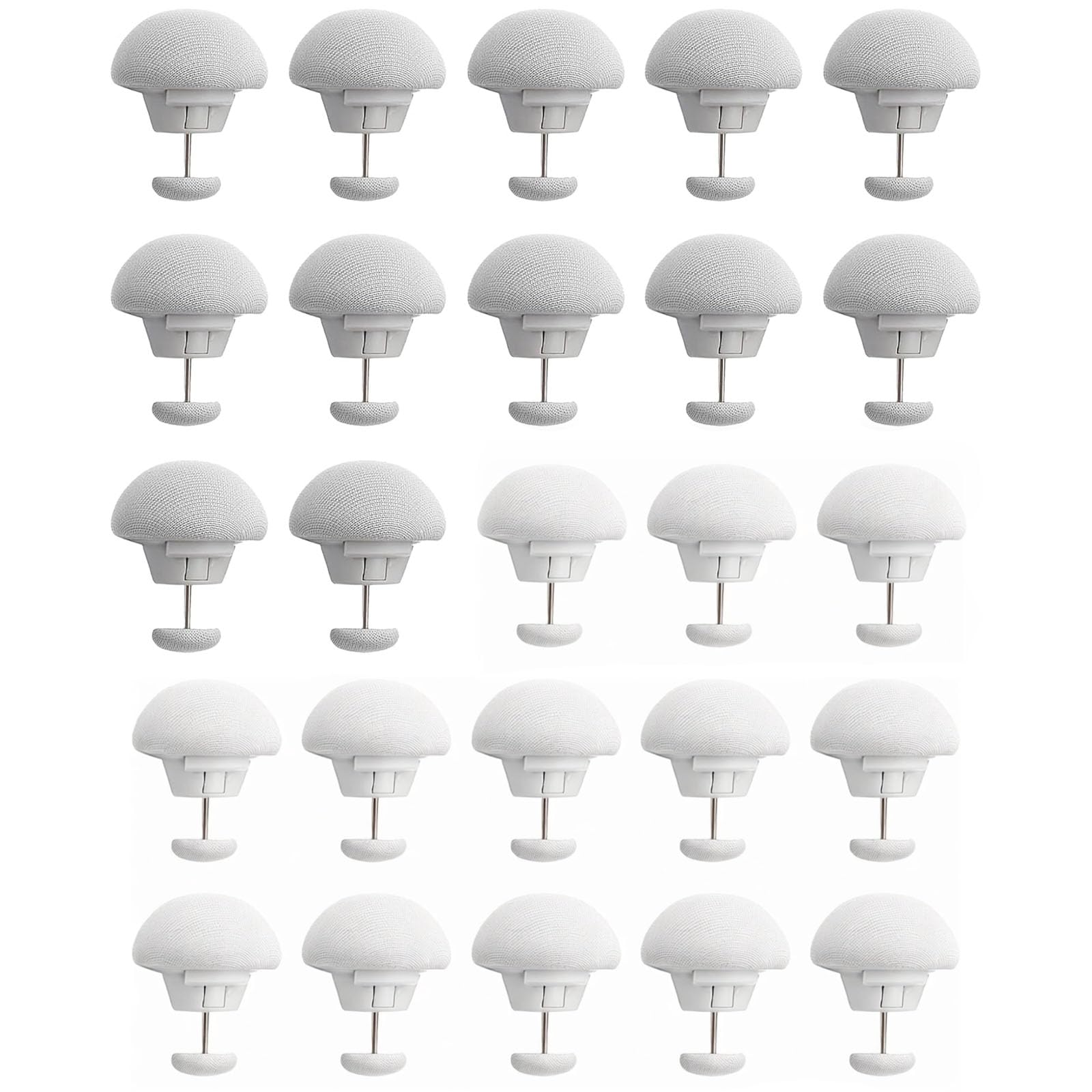 25pcs Mushroom Duvet Clips, Duvet Pins to Keep Duvets in Place Inside, Quilt Clips to Keep Duvets in Place, Bed Corner Clip to Prevent DuvetCovers from Running Off, for Bedding Accessories
