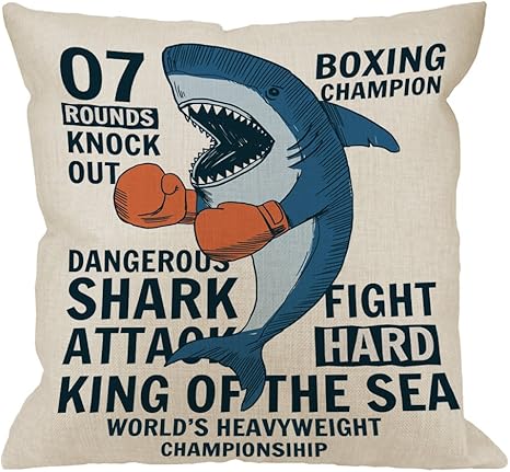 shark pillow case
