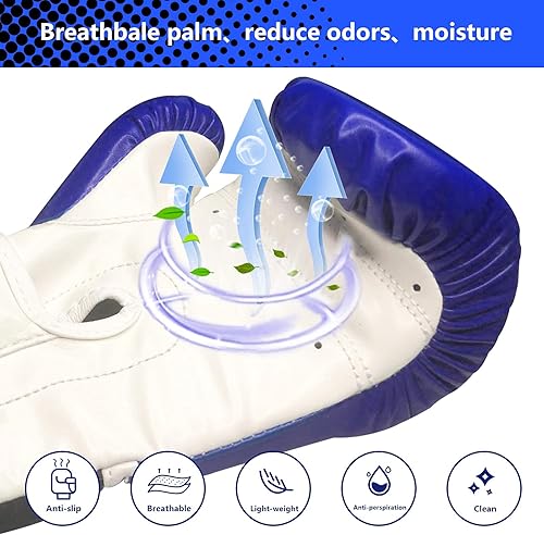 Miniatura 7 de Longeek Guantes de boxeo para niños de 3 a 8 años, saco de boxeo de entrenamiento de lucha de 4 onzas MMA