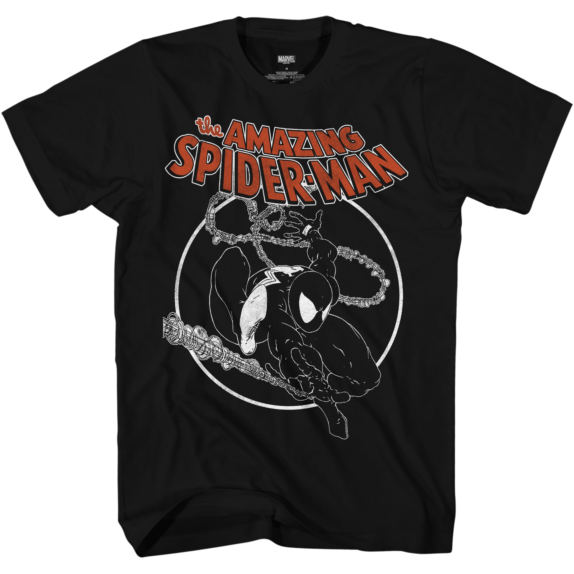 Spider-Man Black Suit Venom Amazing 300 Adult T-Shirt