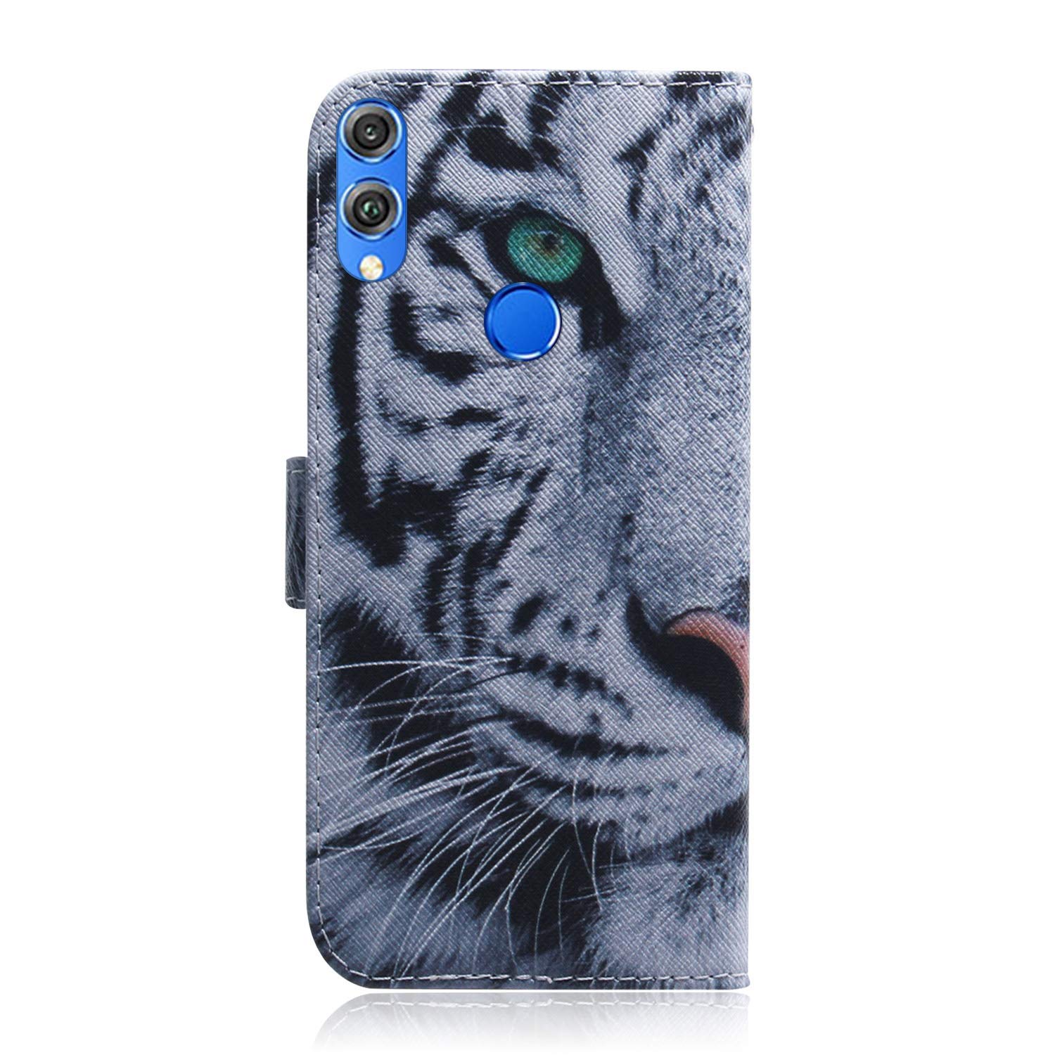 Custodia A Libro Per Honor View 10 Lite - Cover Magnetica In Pelle Con Portacarte, Supporto Video, Blu - Foto 5