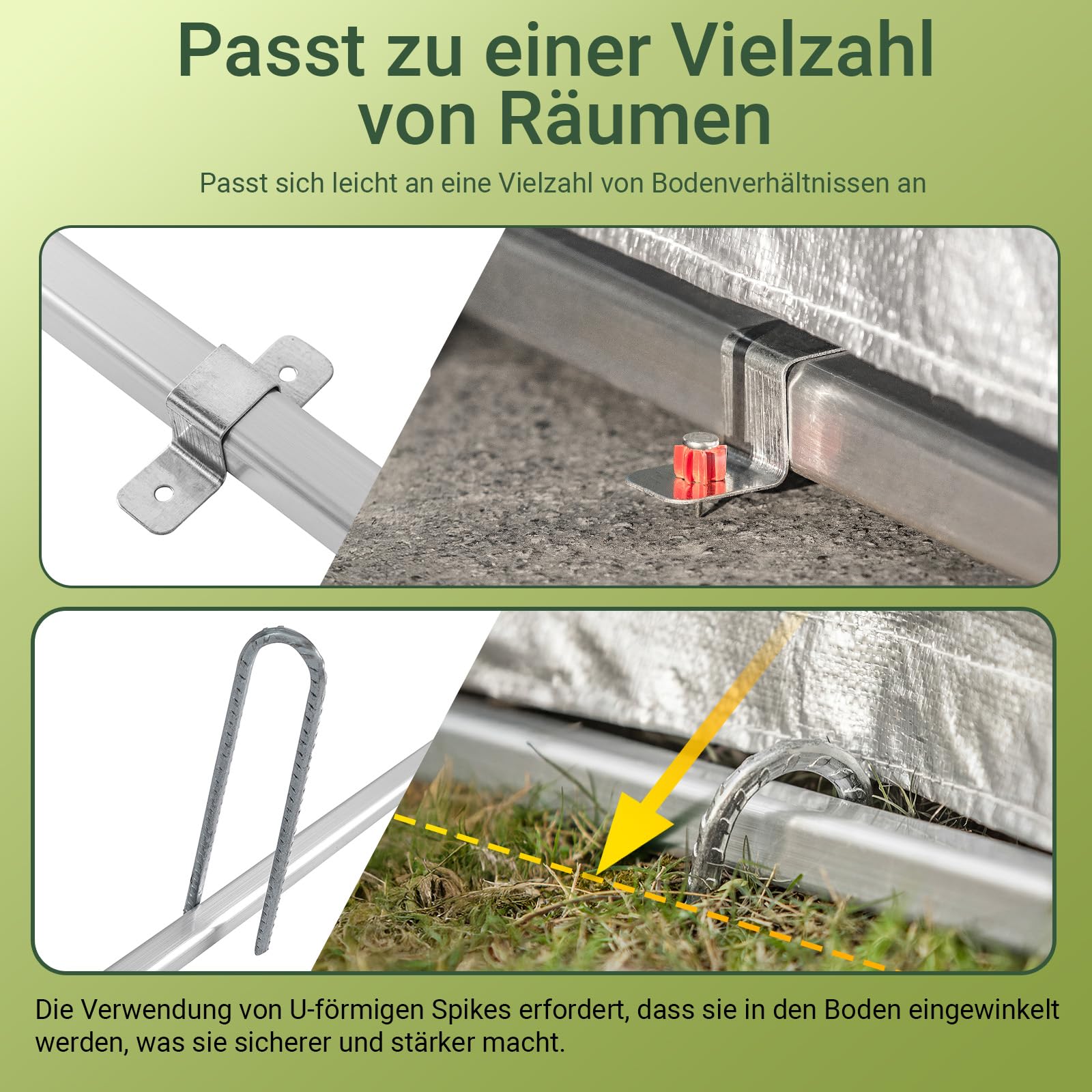 SoBuy Fahrradgarage wetterfest Geräteschuppen Fahrradgarage für 2-4 Fahrräder Carport Zelt mit UV-Schutz Fahrradschuppen für Regenschutz Terrasse Motorrad Garage Gartenhaus 159x165x219cm KLS11-L