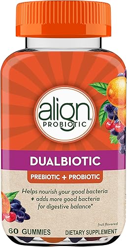 Miniatura 6 de Align DualBiotic - Prebióticos  Probióticos para hombres y mujeres ayuda a nutrir y añadir bacterias benignas para apoyo digestivo sabores naturales