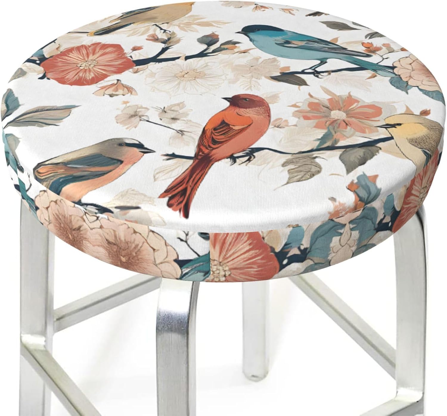 Round Bar Stool Seat Cover for Home Kitchen Dining Chair - 14 inch