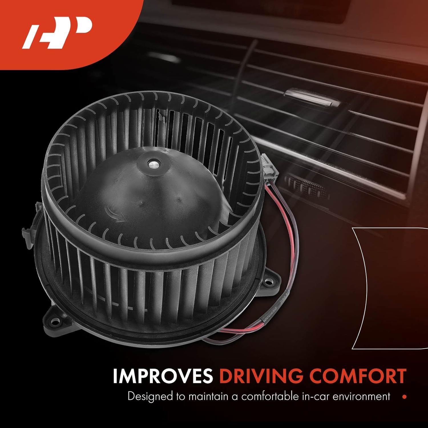 A-Premium Front HVAC Heater Blower Motor and Resistor Compatible with Buick Verano 2013-2016 2.0L, 2012-2017 2.4L