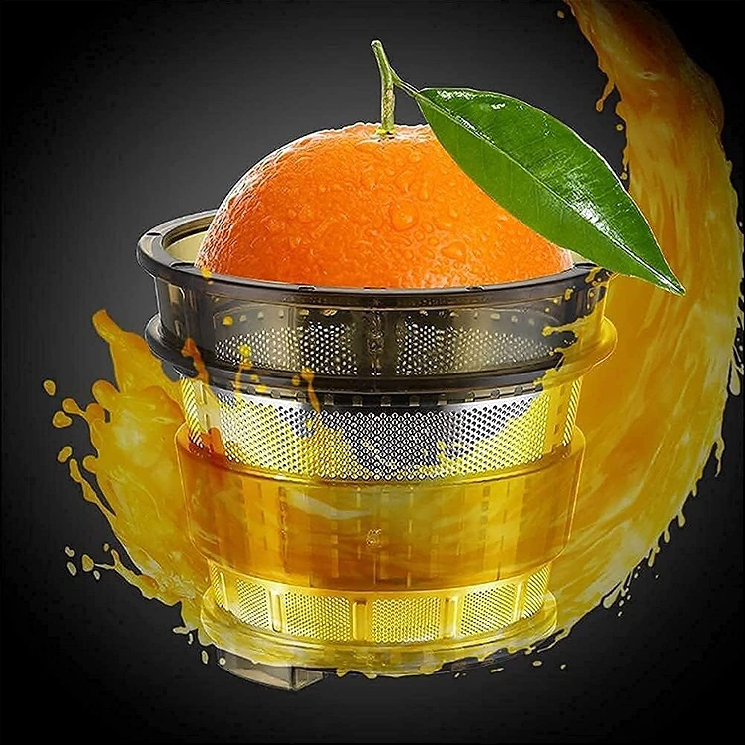 MIIKHI Juicer Machine,Slow Masticating Juice Extractor Cold Press Juicer Machine With 3