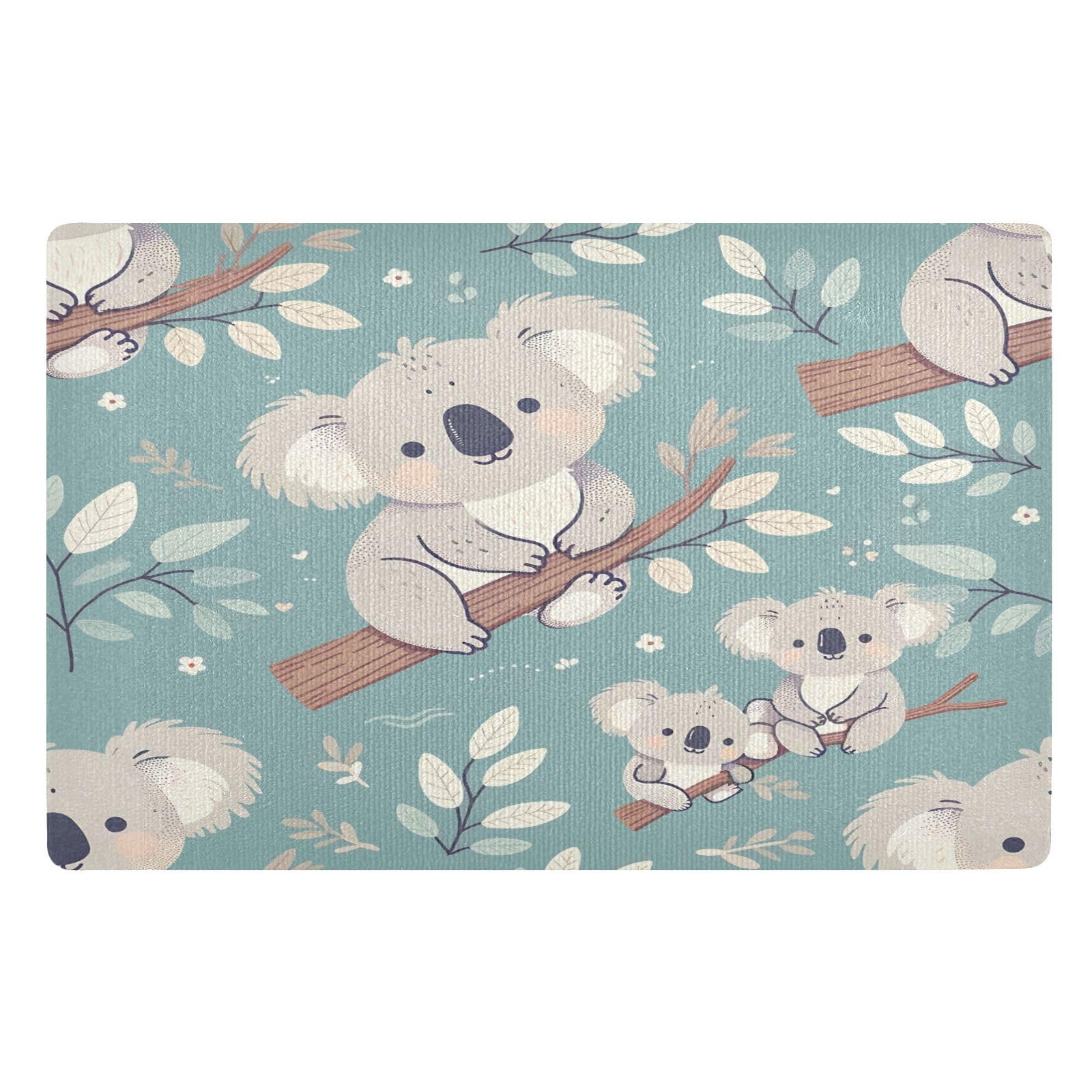 Paillasson absorbant koala pour stopper la saleté dans l'entrée