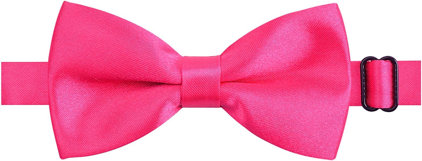 Alizeal Solid Banded Adjustable Length Pre-tied Boy's Bow Tie - Image 8