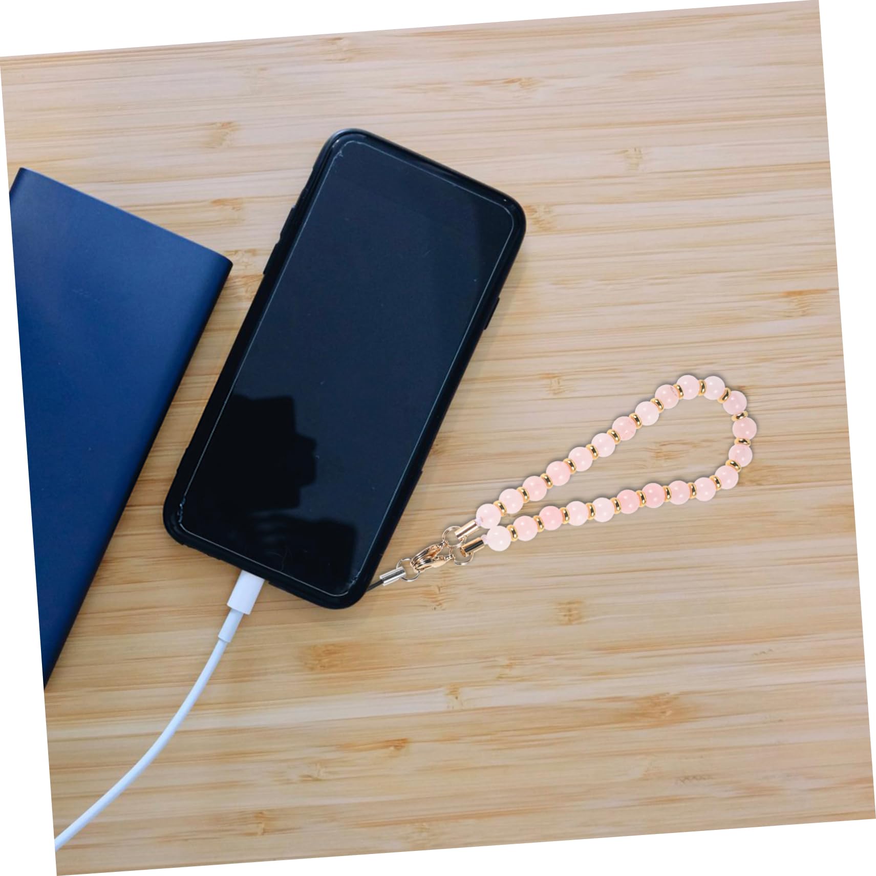SHINEOFI Ciondolo per Telefono con Perline Laccetto per Smartphone Decorazione e Multifunzionale Compatibile con Facile Usare