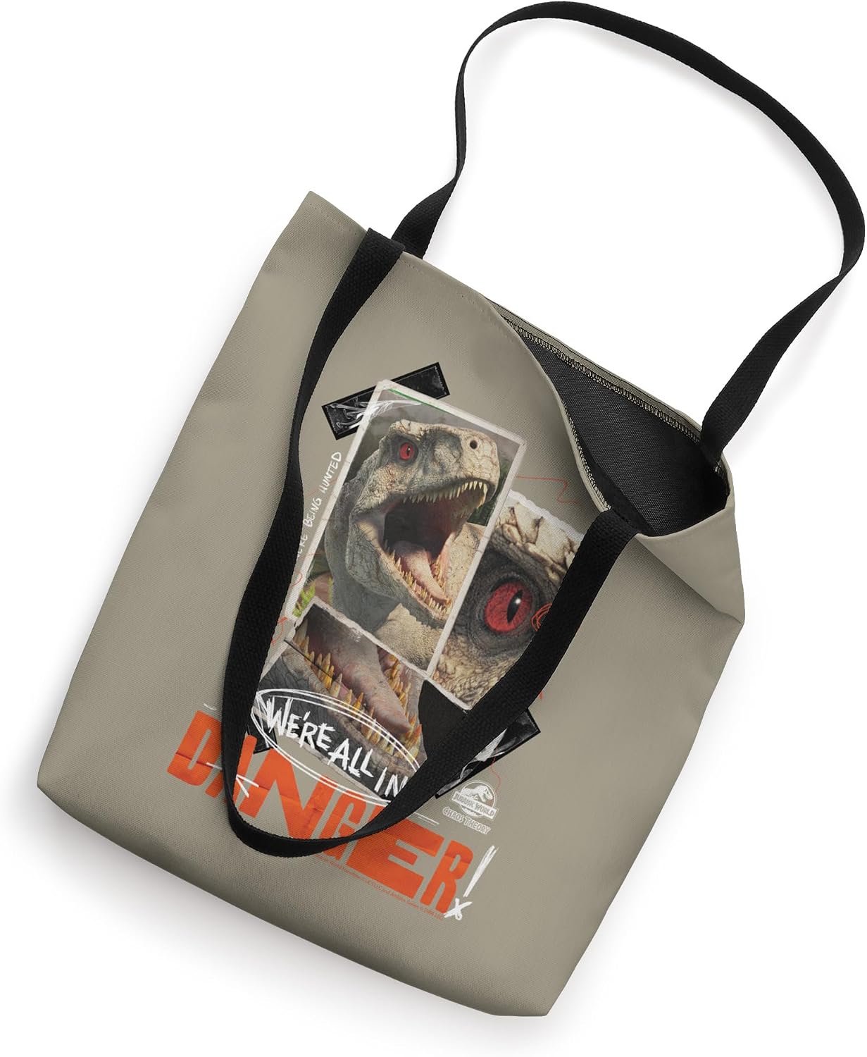 Jurassic World: Chaos Theory Danger Tote Bag