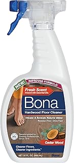 Bona Hardwood Floor Cleaner Spray, Cedar Wood Scent, 32 Fl Oz