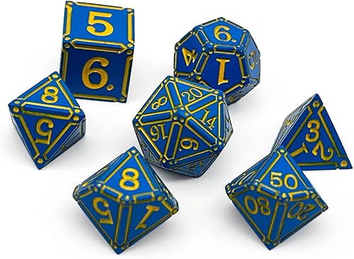 Miniatura 4 de Norse Foundry Ironworks - Juego de dados de metal  Holy Advenger  Juego de 7 piezas premium para aventuras de D&D y RPG  Construcción de aleación de