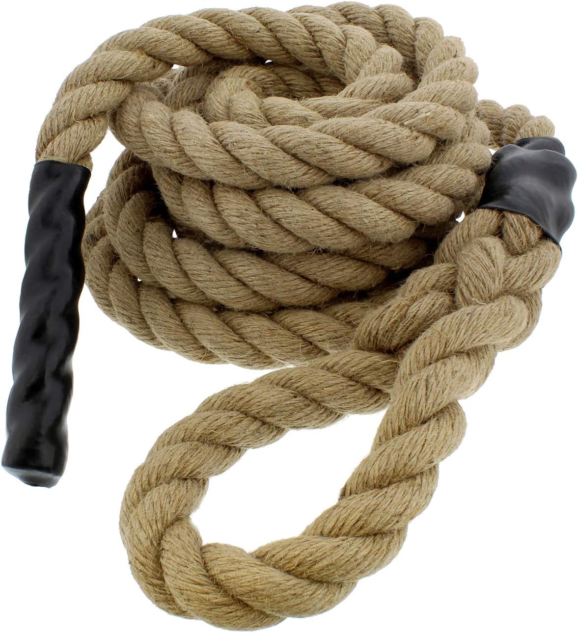 Get Out! Jute Exercise Rope, Fitness Rope for Indoor Climbing Rope Gym Rope Climbing – 1.5in Ropes for Climbing : Sports & Outdoors