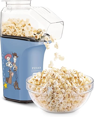 Miniatura 14 de Disney Dash Fresh Pop Máquina de Palomitas - Sin Aceite, Máquina de Palomitas de Aire - Con Taza Medidora y Guía de Recetas - Perfecta para Noches