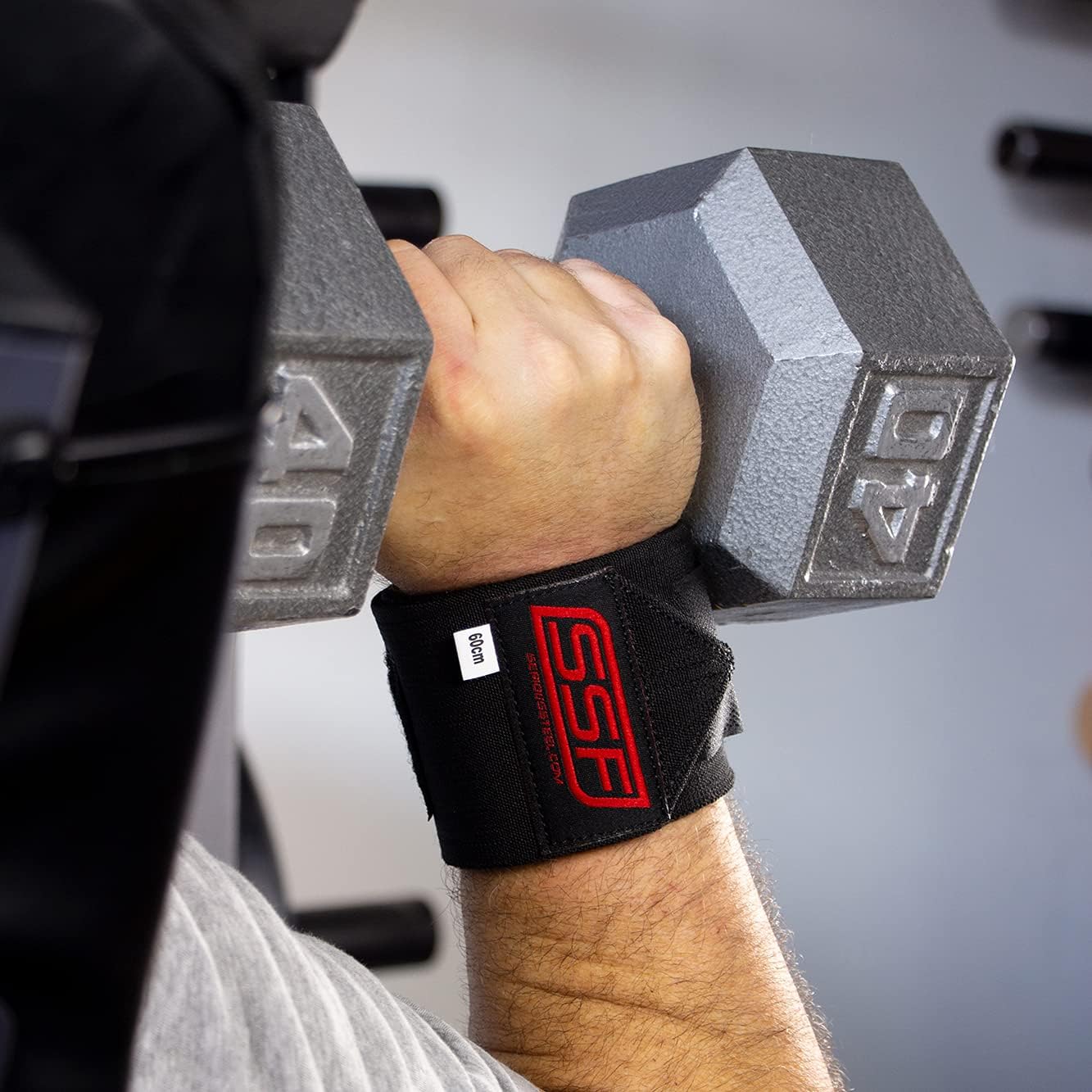 Serious Steel Wrist Wraps | Elite Lifting Wrist Supports | Weightlifting & Powerlifting Wrist Support w/Thumb Loop| Sold as Pair!