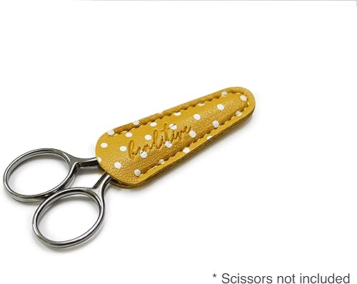 Miniatura 3 de Beaditive Tijeras bordadas Vaina (juego de 3 piezas) Pastel  Rojo, Verde, Amarillo Lunares