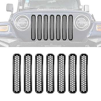 Jeep ジープ ラングラー フロント グリル カバー JEEP ジープ ラングラー JL用 2018-2021 グリルカバー グリル