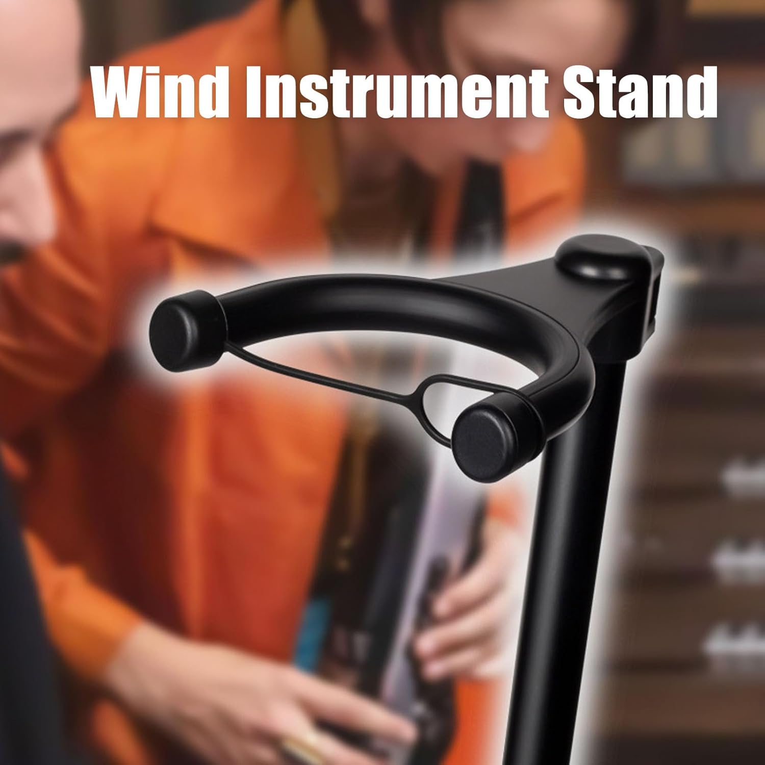 Adjustable Height Wind Instrument Stand with Foldable Tripod Holder Electronic Wind Instrument Holder Folding Stand