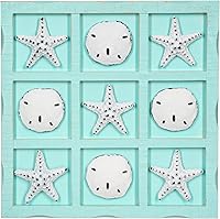 Vista 10 de Starfish Tic Tac Toe Juego – 9 x 9 pulgadas – Juego de Tic Tac Toe de playa – Mesa de café de casa de playa costera – Decoración de Tic Tac Toe