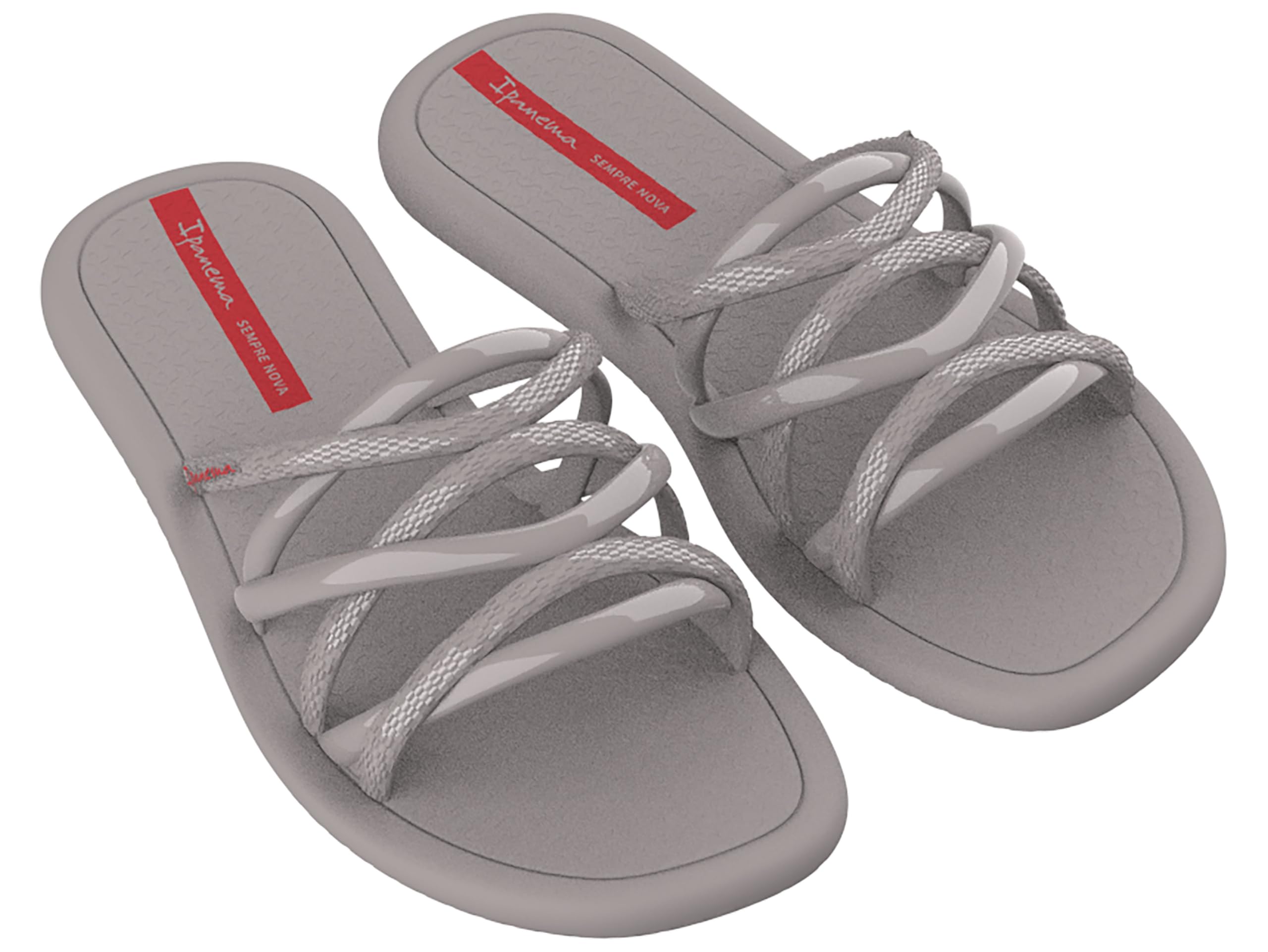 Ipanema Women's MEU Sol Slide Fem Flat Sandal, Gray, 7 UK