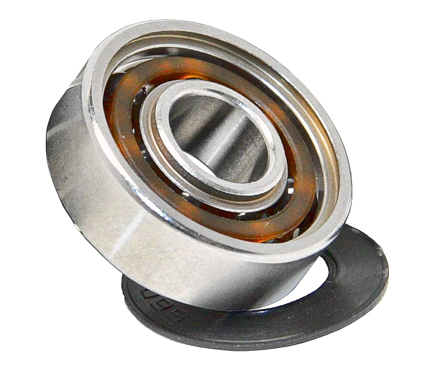 Sealed Si3N4 Ceramic Skateboard Bearing Stainless Steel ABEC-5 Ball