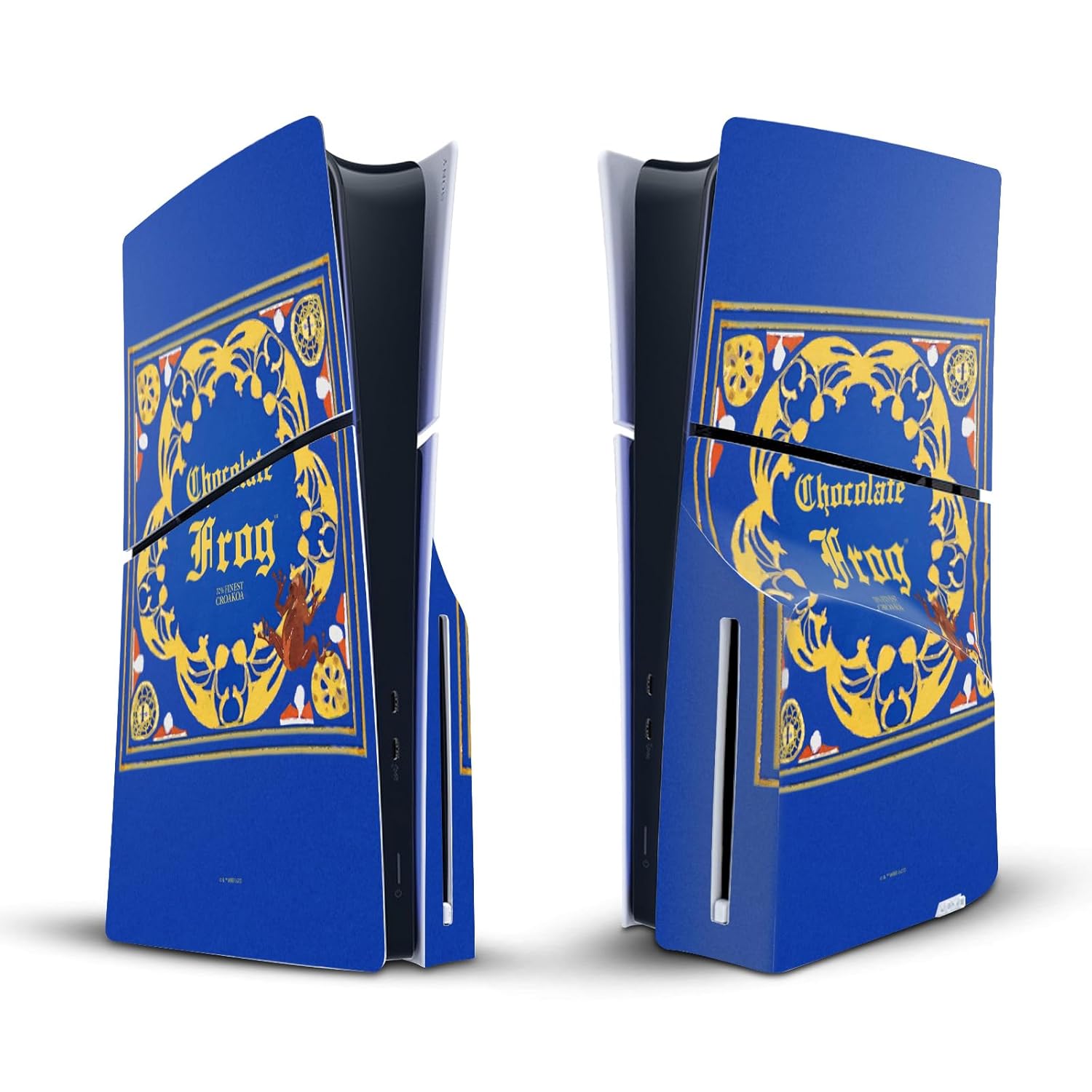 Head Case Designs Officially Licensed Harry Potter Chocolate Frog Graphics Vinyl Sticker Gaming Skin Decal Cover Compatible With Sony PlayStation 5 PS5 Slim Disc Edition Console