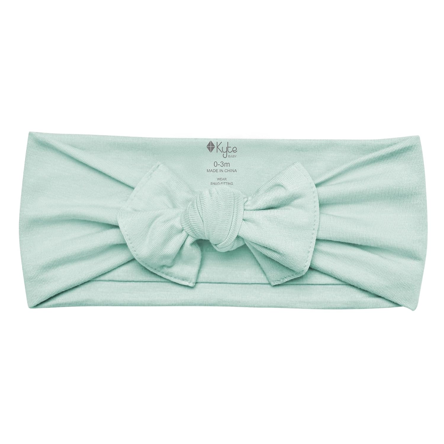 KYTE BABY Rayon Made From Bamboo Bow, (3-6 Months, Sage)