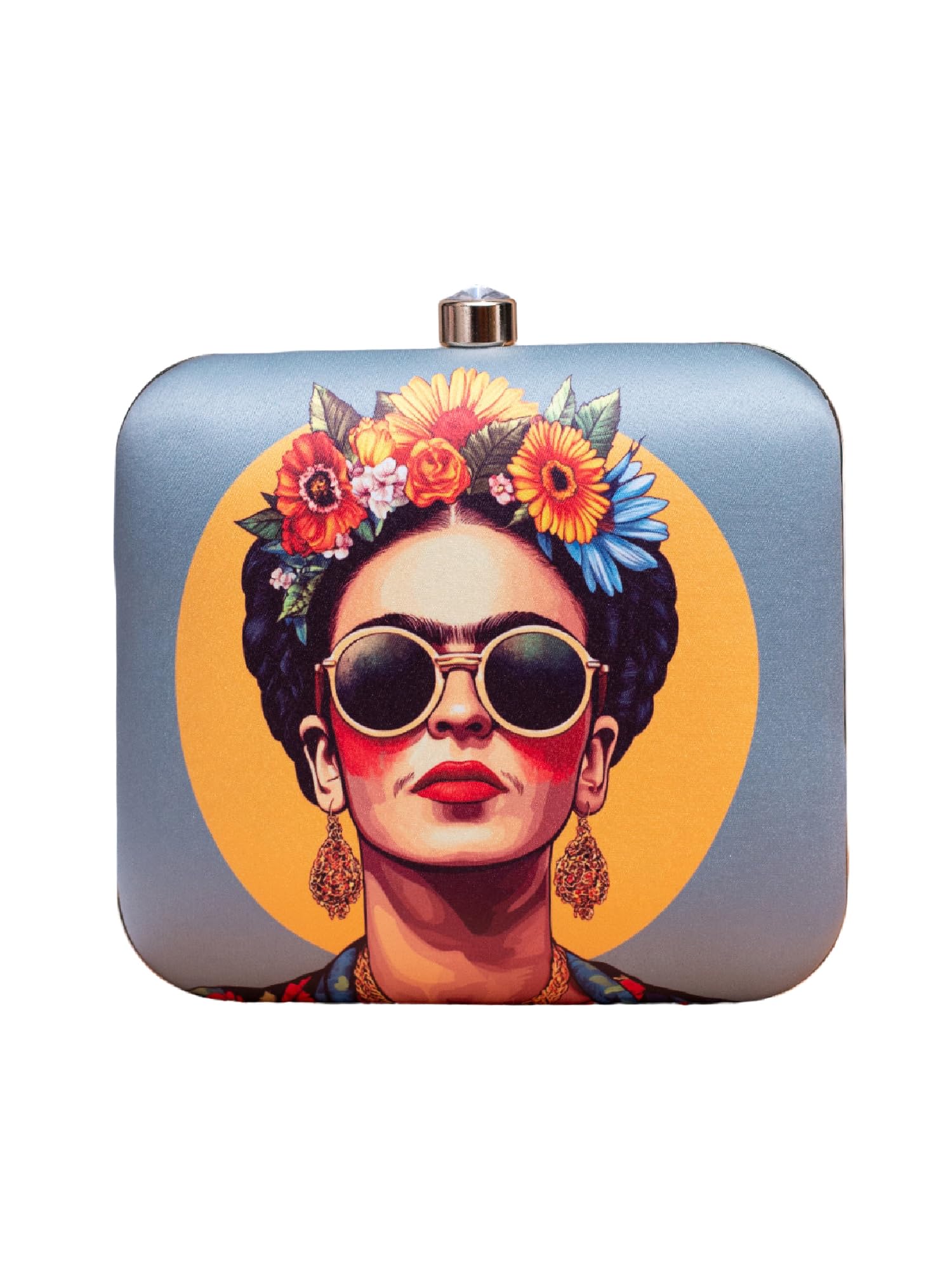 Printed Clutch Bag For Women With Detachable Strap-image-33