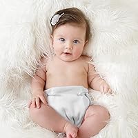 Vista 5 de 50 pañales de tela reutilizables para bebés, pañales reutilizables para bebés, grandes, 27 x 27 pulgadas, de algodón, reutilizables, para bebés