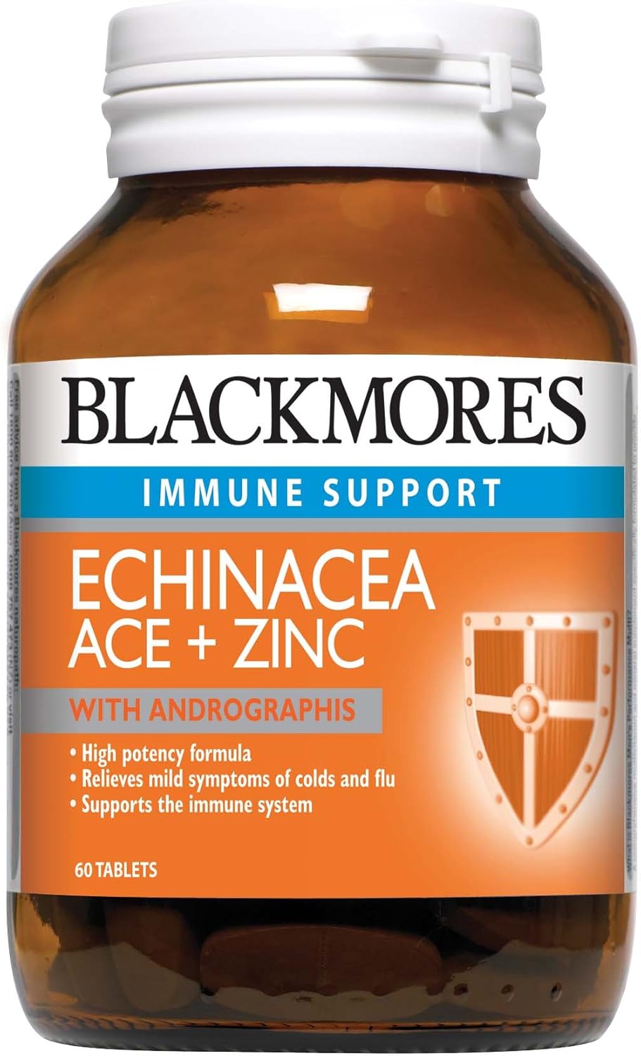 Amazon ECHINACEA ACE + ZINC 錠剤 60錠 Blackmores 亜鉛