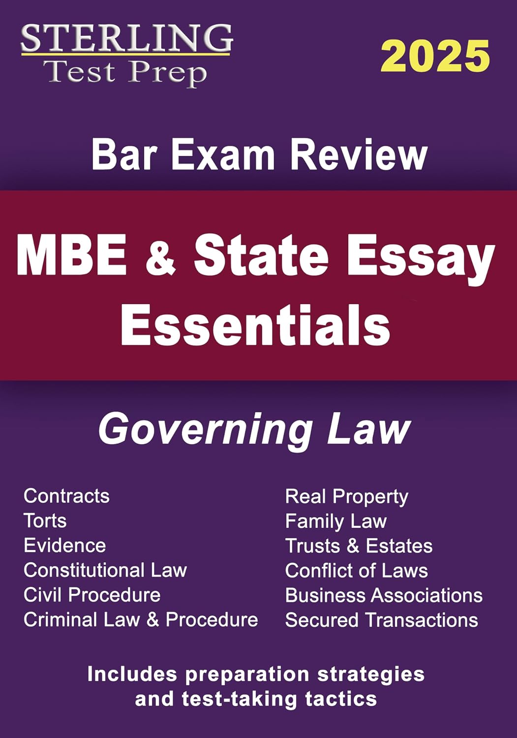 MBE & State Essay Essentials: Governing Law for Bar Exam Preparation