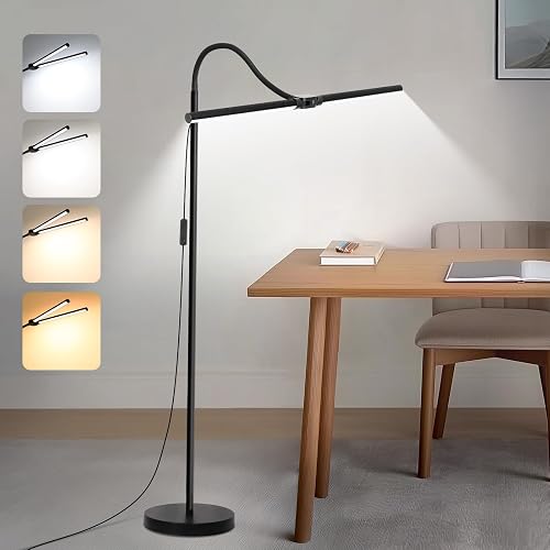 LED Floor Lamp, 18W/2000LM Bright Reading Floor Lamp for Office