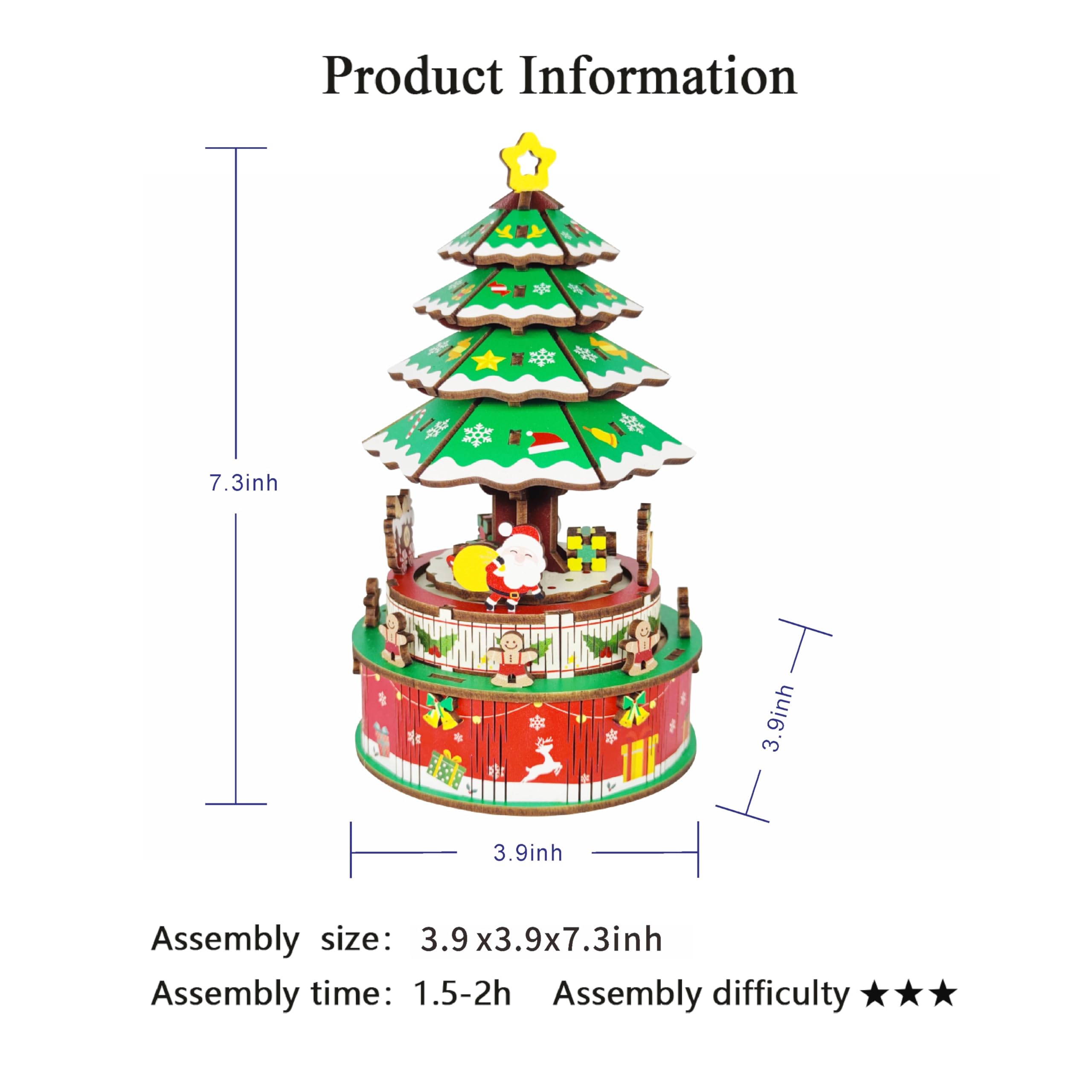 Amazon.com: Mievayo 3D Puzzles for Adults Christmas Tree DIY