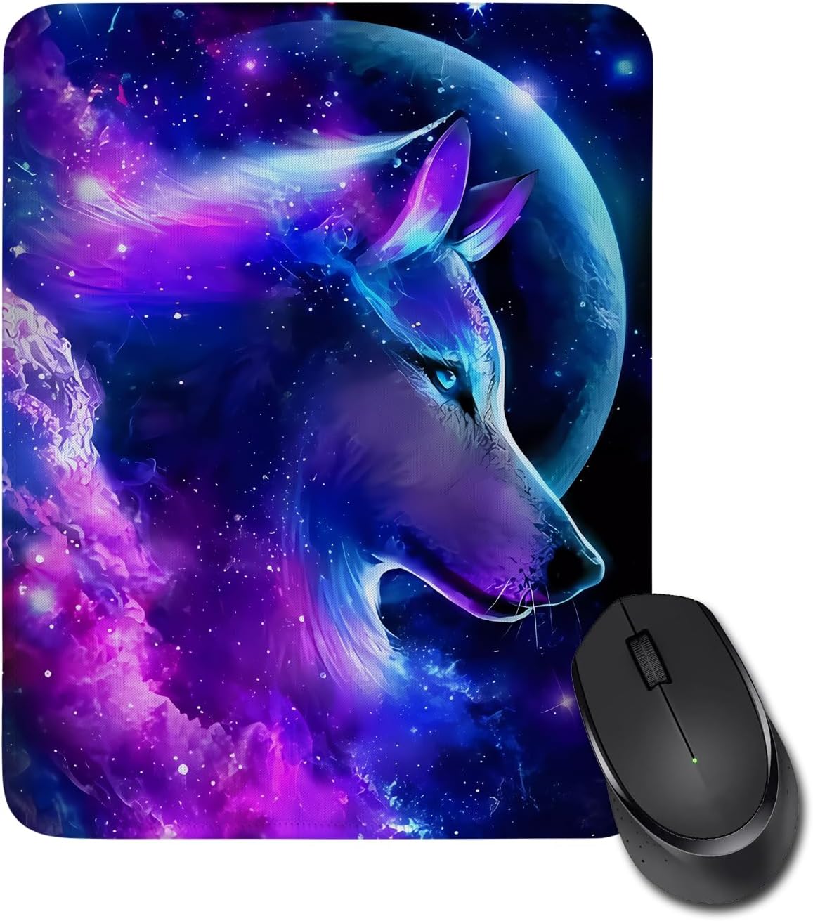 Animal Lover Gifts Mouse Pad for Women Men Rubber Gaming Mouse pad Rectangle Mouse Pads for Computers Laptop Birthday Graduation Gifts Animal Worker Gift (Wolf)