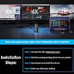 WAVLINK DisplayLink Docking Station Triple 4K Monitors with PD 100W, USB C Docking Station with 2xDP, 3xHDMI, 2xUSB3.1, 3xUSB3.0, Gigabit Ethernet, SD/TF, for Mac(M1-M5/Neo)/Windows