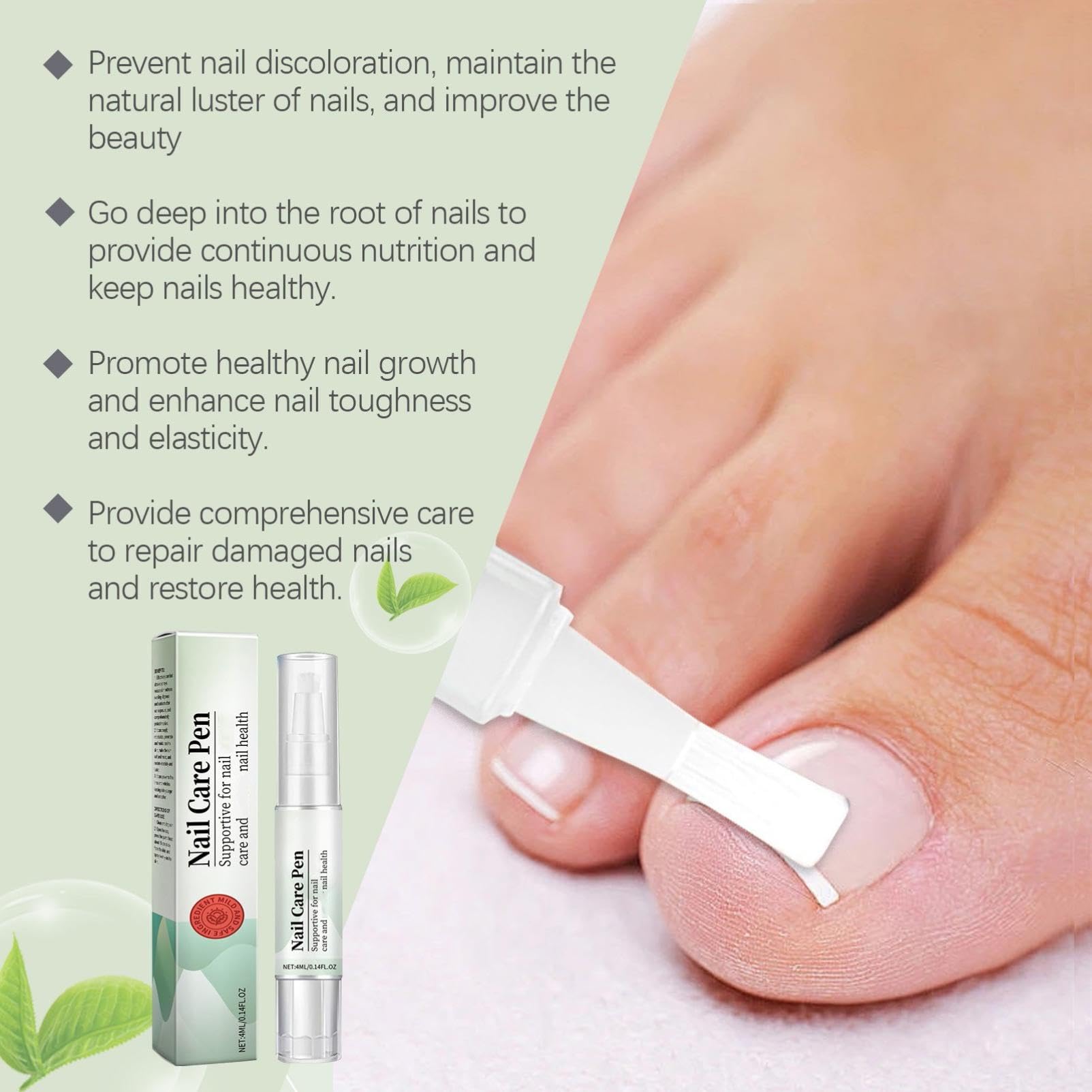 Nail Care Pen - Das Original, Nagelpilz Stift Österreich, Nail Care Pen Kosmetische Pflege Bei Nagelpilzinfektion, Mit Teebaumöl & Aloe Vera (5)