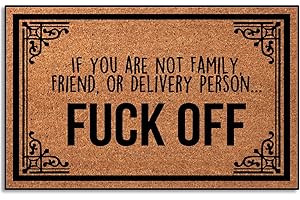 The Original 'Stay The F Out' Doormat: Keeping Unwanted Guests Away