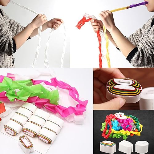 Miniatura 3 de sumrica Bobinas de boca mágicas, bobinas de boca de papel, bobinas de boca de color, accesorios de trucos de magia para escenarios, trucos de magia