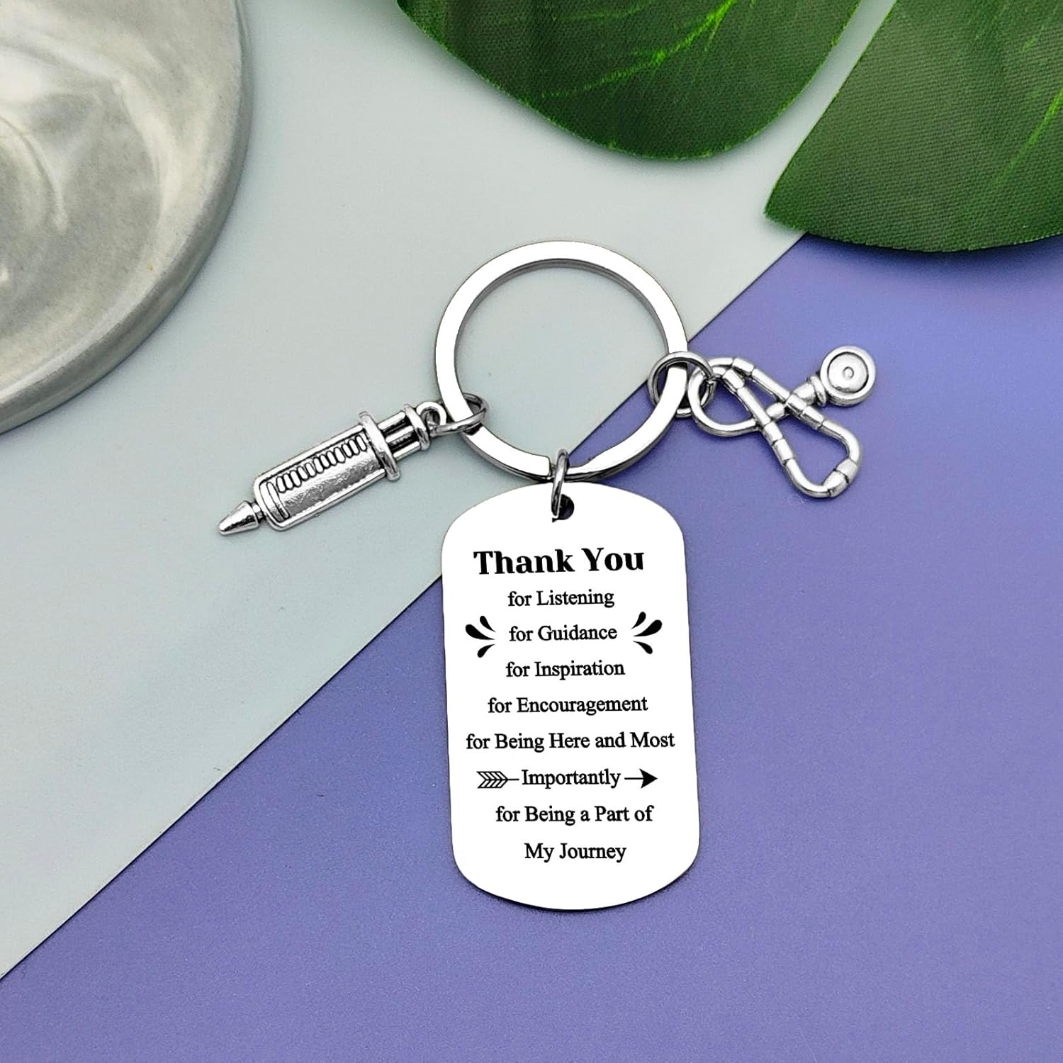 Vadaka Nurse Gift for Women Nurse Appreciation Gift Keychain Nurse Graduation Gift Nursing School Students Gifts Nurse Practitioner Thank You Gift Nurses Week Gifts Rn Gifts For Nurses Birthday Gifts - Image 5