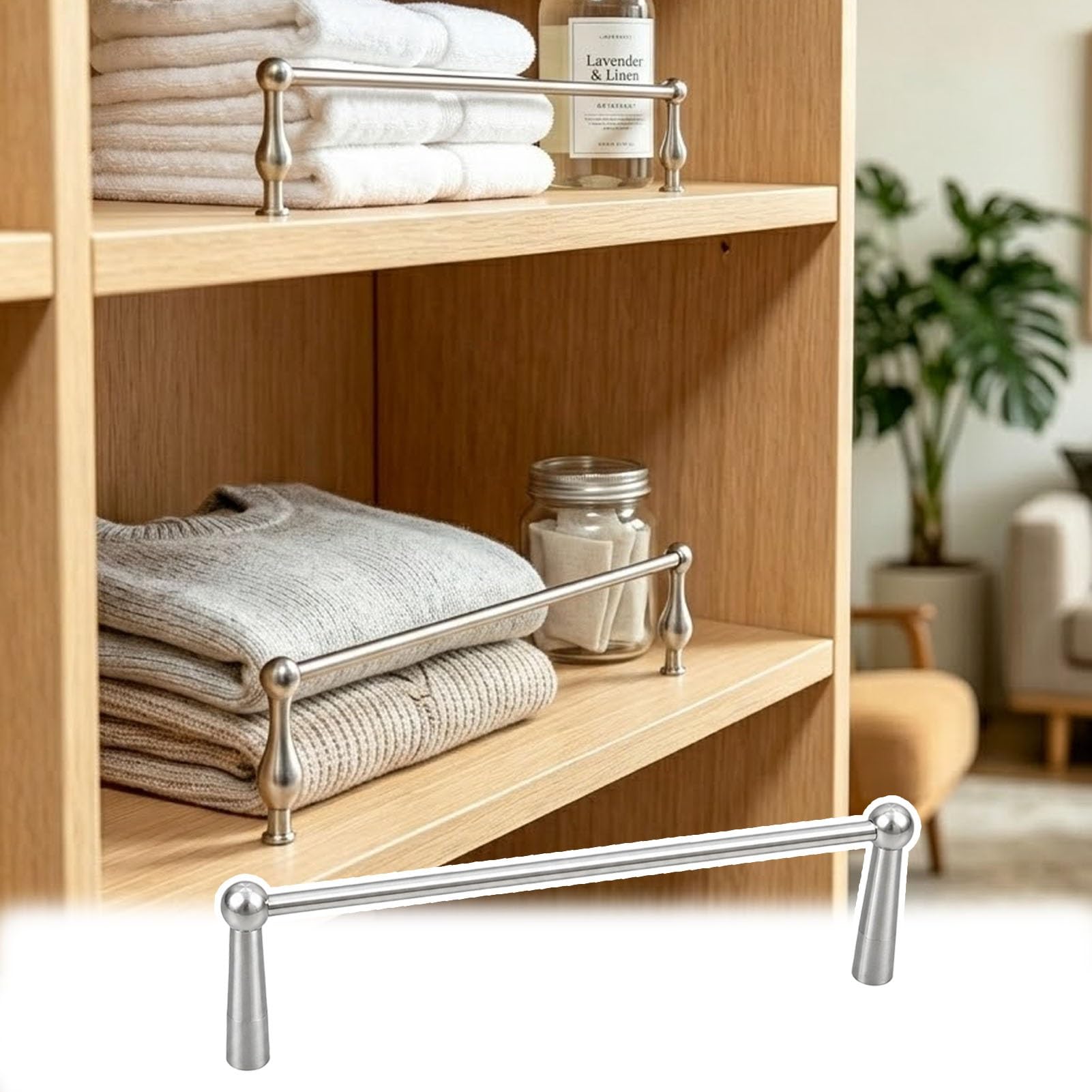 Barrière de sécurité moderne robuste aluminium pour étagère 86cm - 8