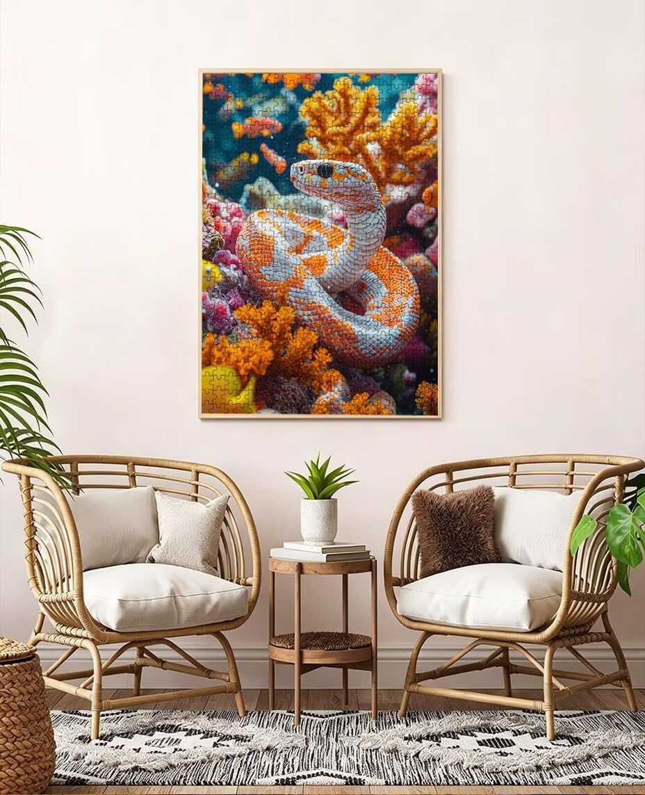 Puzzle 2000 Pezzi Animali Sottomarini 3D Puzzle per Adulti Impegnativo, Educa Puzzles Artistico, Divertente E Stimolante Puzzles Decorativo per La Famiglia, Regalo e Decorazione Pareti BXHZW6-290