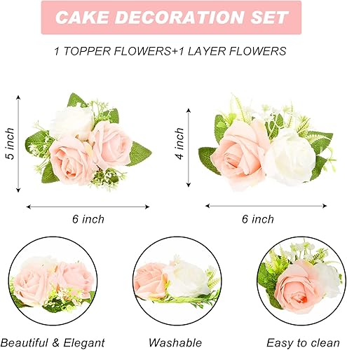 Miniatura 3 de Nuanchu Soporte redondo de metal geométrico de 14 pulgadas para tartas de boda, soporte metálico brillante para tartas con parte superior de vidrio