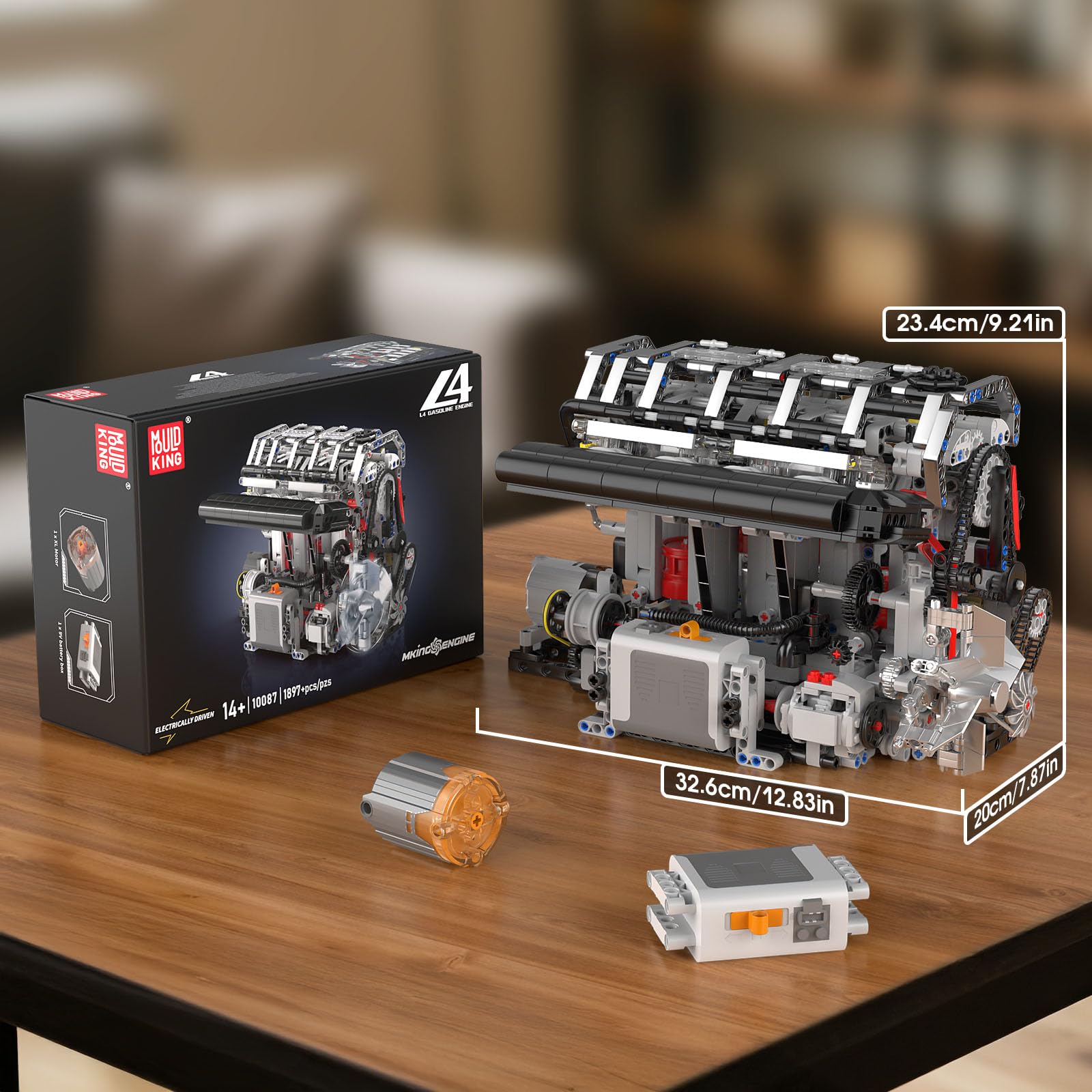 Amazon.co.jp: Mould King 10087 L4 エンジンモデル ビルディング 